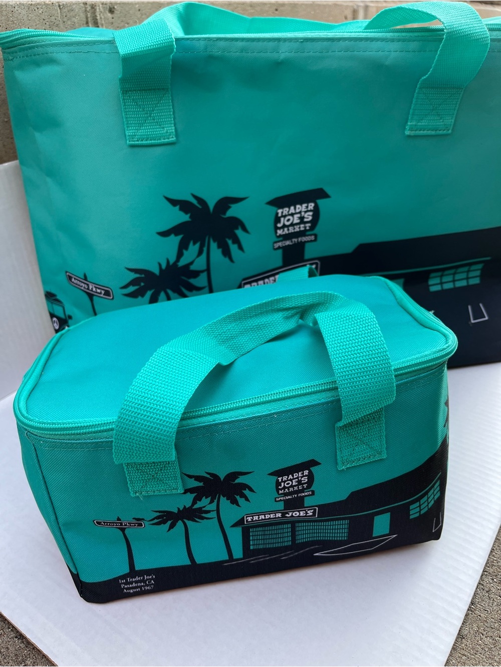 Trader Joe’s Cooler Set Regular and Mini (2)